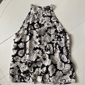 J. Crew, Black and White Sleeveless Top, S